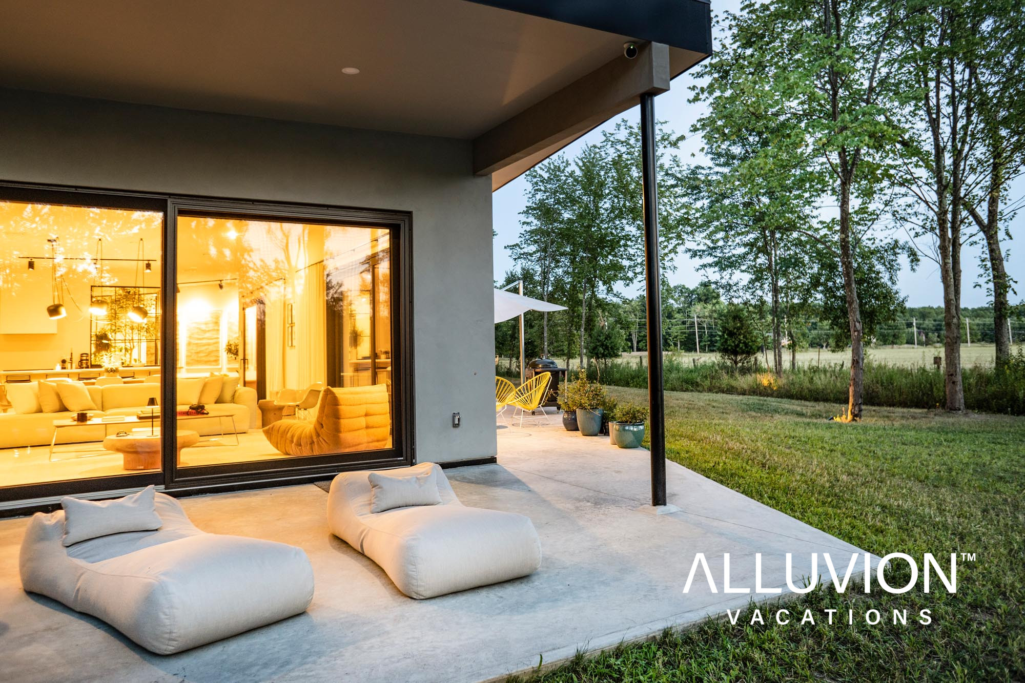 Luxurious Modern Villa with a Pool in the Heart of Hudson Valley's Farmland – Airbnb Management by Alluvion Vacations – Upstate Airbnb Management – Catskills Vacation Rental Management