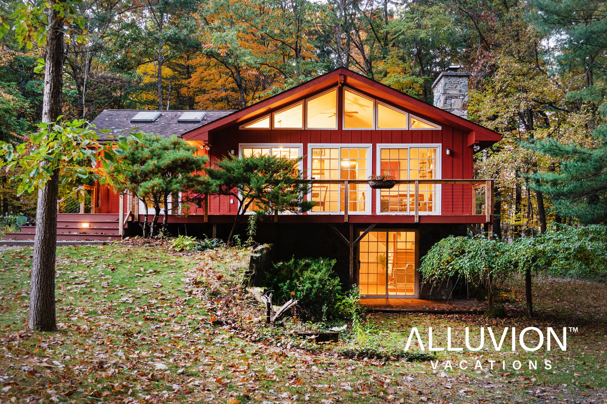 Find serenity at Alluvion Vacations’ Private Getaway Airbnb Cabin near Hudson, NY
